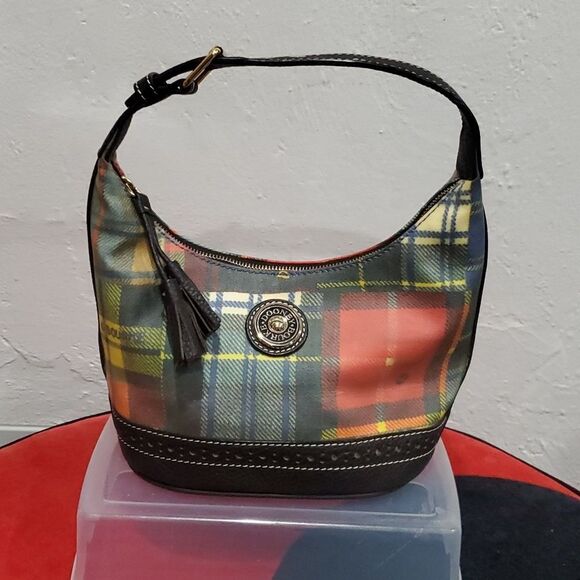 Like New Y2K Dooney & Bourke Colorful Mini Barrell Bag - Picture 1 of 16